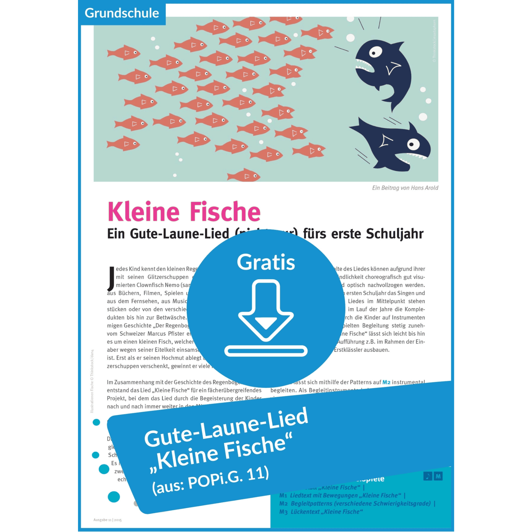 GratisDownload „Kleine Fische“ Lied für die Grundschule Lugert Verlag GratisDownload „Kleine Fische“ Lied für die Grundschule Lugert Verlag