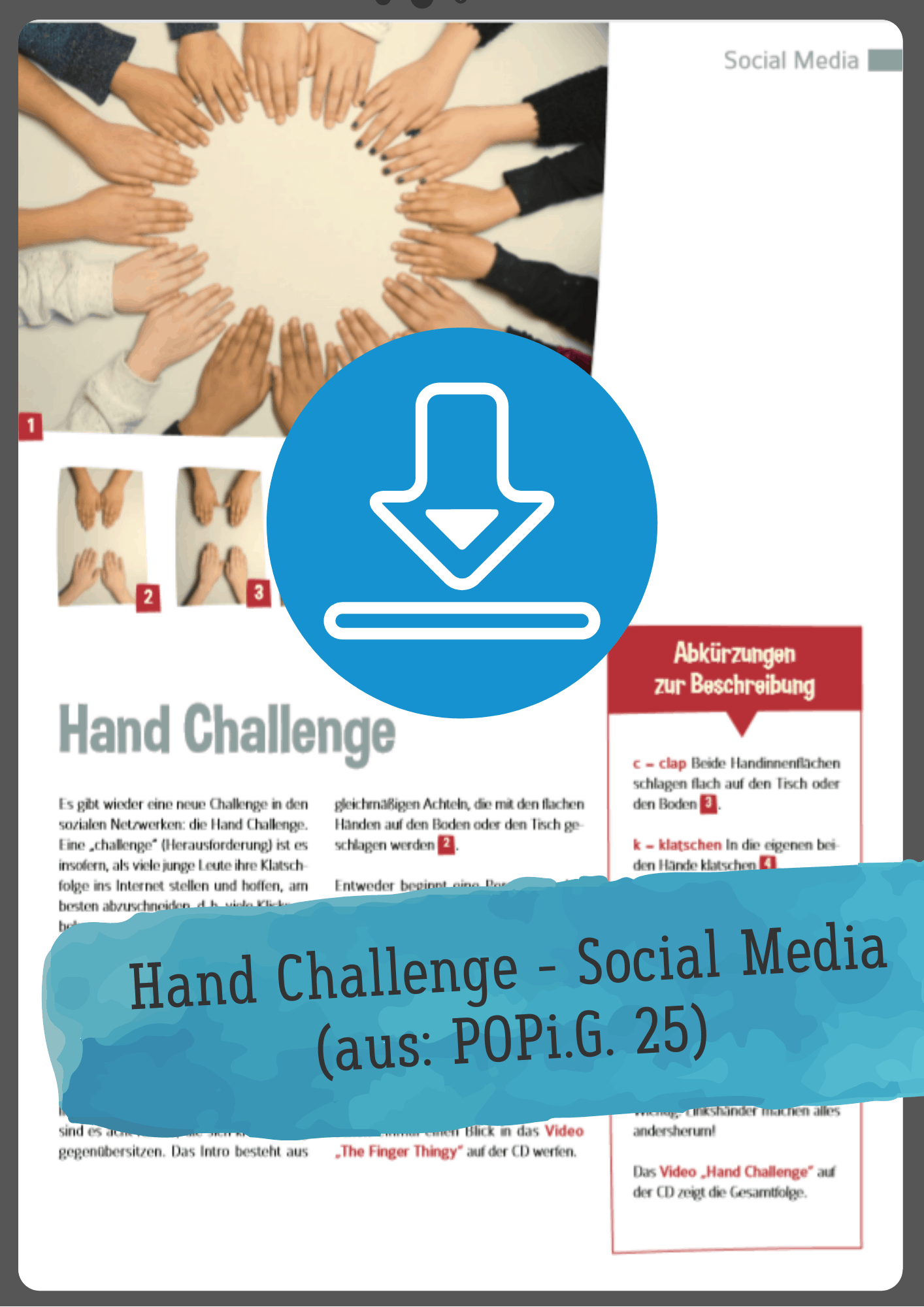 hand challenge grundschule