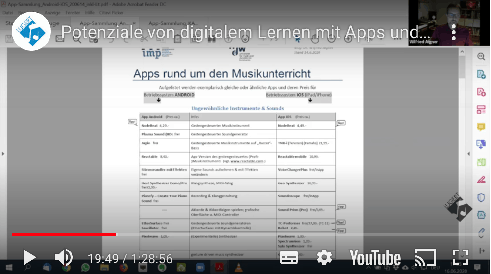 Potenziale von digitalem Lernen mit Apps und Software
