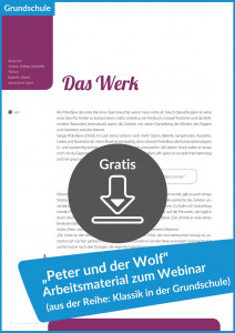 peter und der wolf unterrichtsmaterial pdf gratis