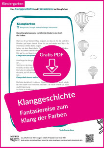 Vorschaubild Gratis-Download „Klanggeschichte - Fantasiereise in die Welt der Farben“ Kindergarten Lugert Verlag