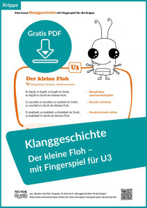 Vorschaubild Gratis-Download „Klanggeschichte – Der Floh“ Krippe U3 Lugert Verlag