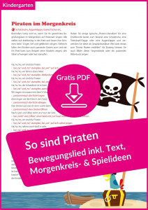 Vorschaubild Gratis-Download „Piraten_Lied_Bewegungsspiel_Morgendkreis_Kindergarten“ Kindergarten Lugert Verlag