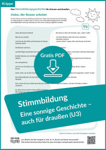 Vorschaubild Gratis-Download "Stimmbildungsgeschichte Sonne in Frühling und Sommer“ Kindergarten Lugert Verlag