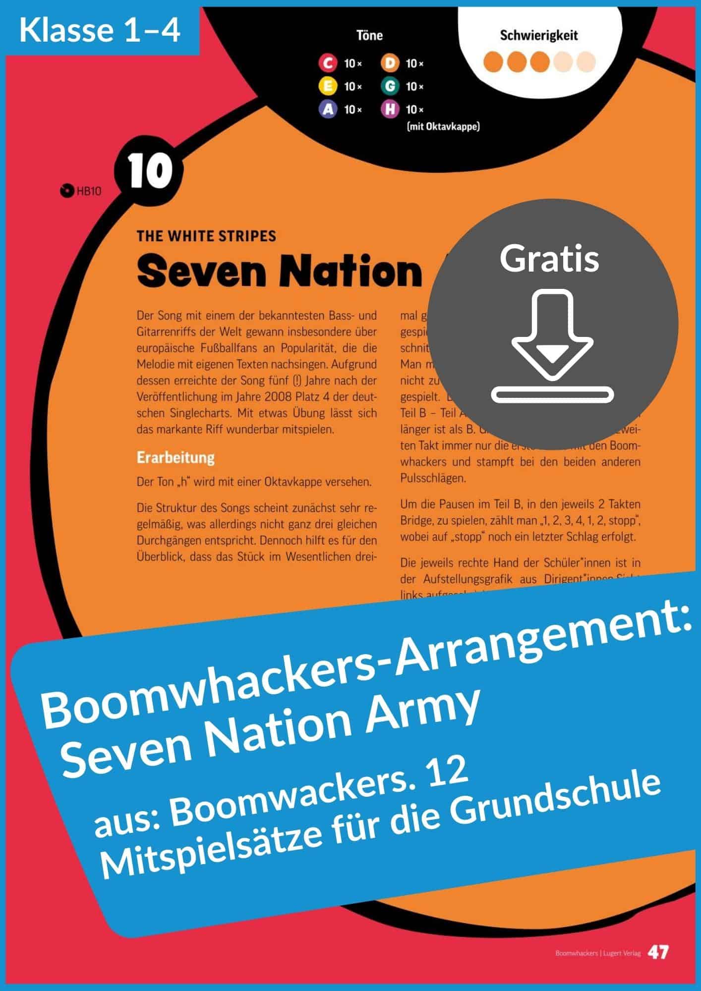 Boomwhackers_Gratis-Download_Seven Nation Army_Lugert Verlag