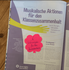 Vorschaubild POPiG 37 Übungen Zusammenhalt Musikunterricht Lugert Verlag