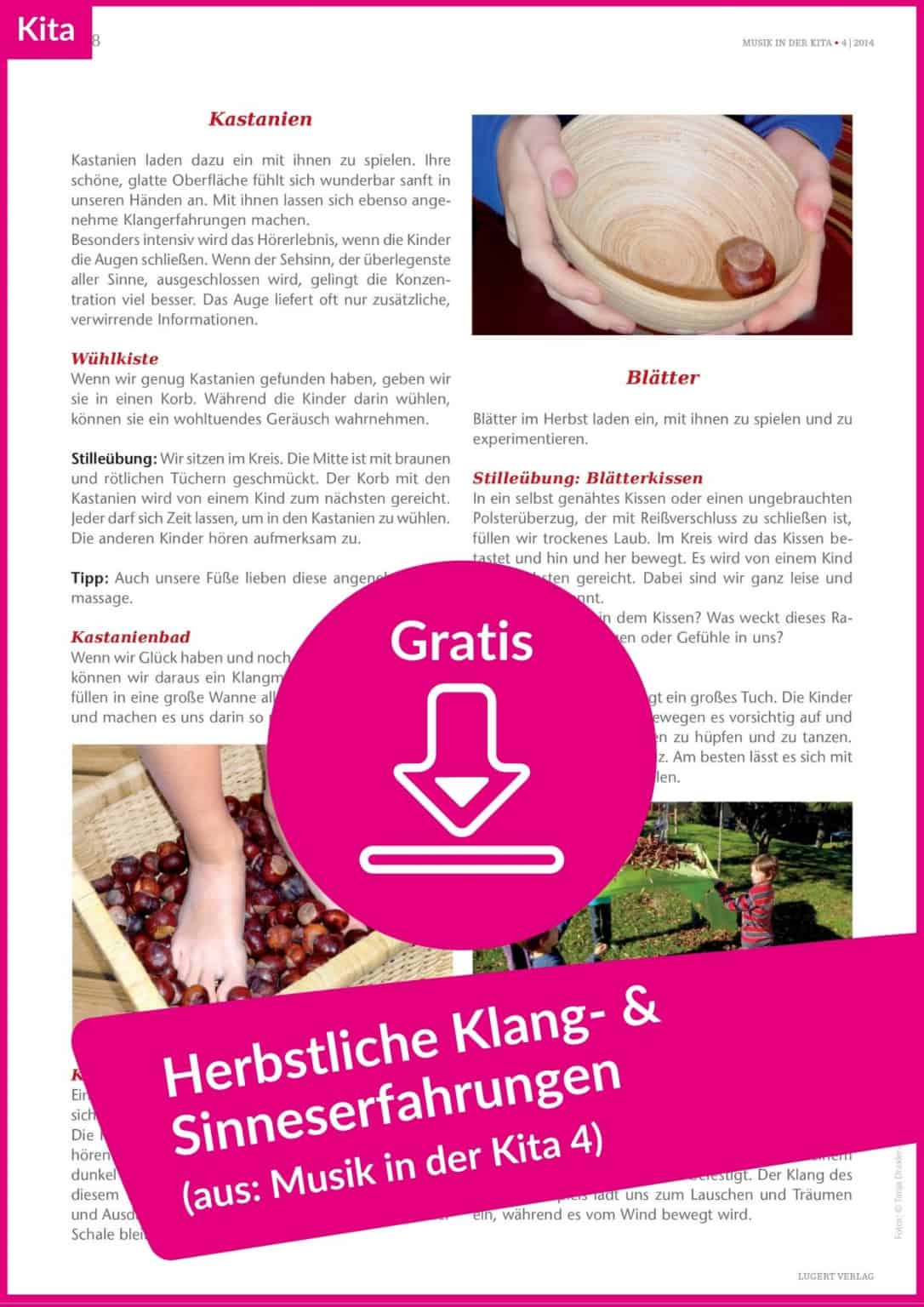 Klanggeschichten im Herbst für Kindergarten und Krippe