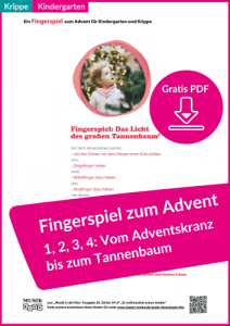Fingerspiel Advent Kindergarten und Krippe
