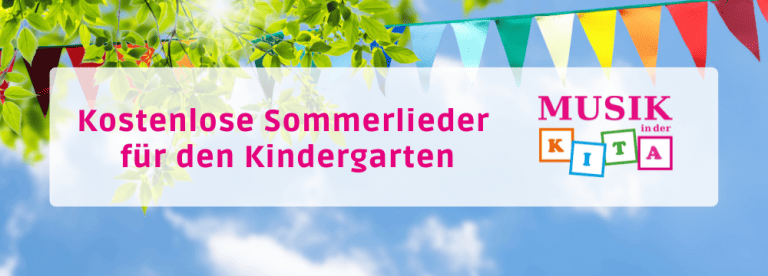  Sommerlieder für den Kindergarten (Gratis-Downloads) - Lugert Verlag Bildidee 