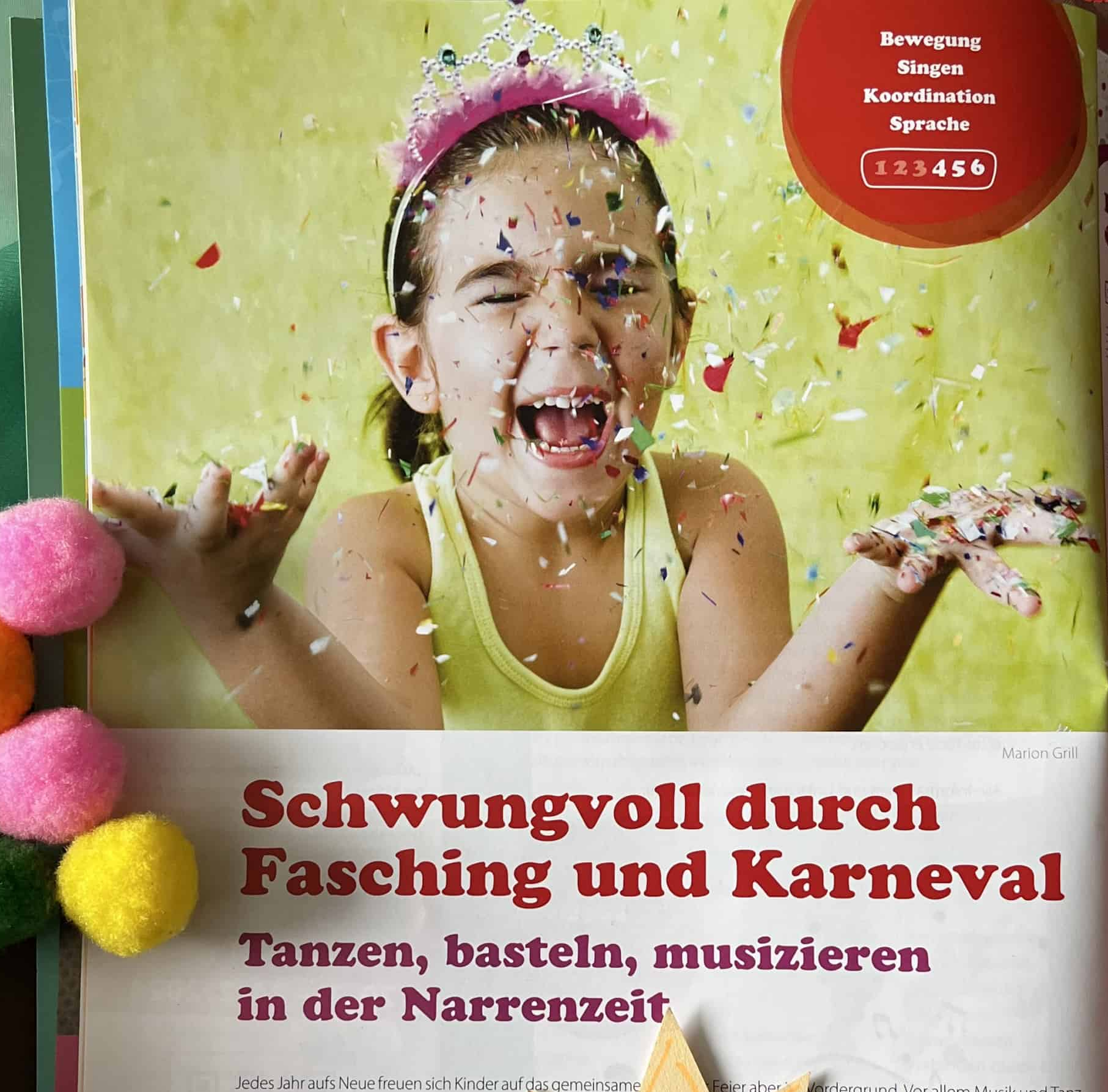  Foto zu Fasching im Kindergarten: neues Lied, Mitmachgeschichte, Stoppspiele 