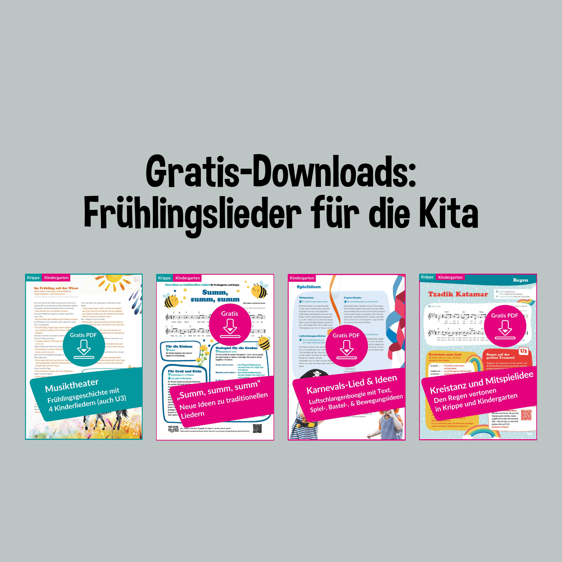 Frühlingslieder im Kindergarten: Singen, Tanzen und Ausmalen für eine bunte Jahreszeit!