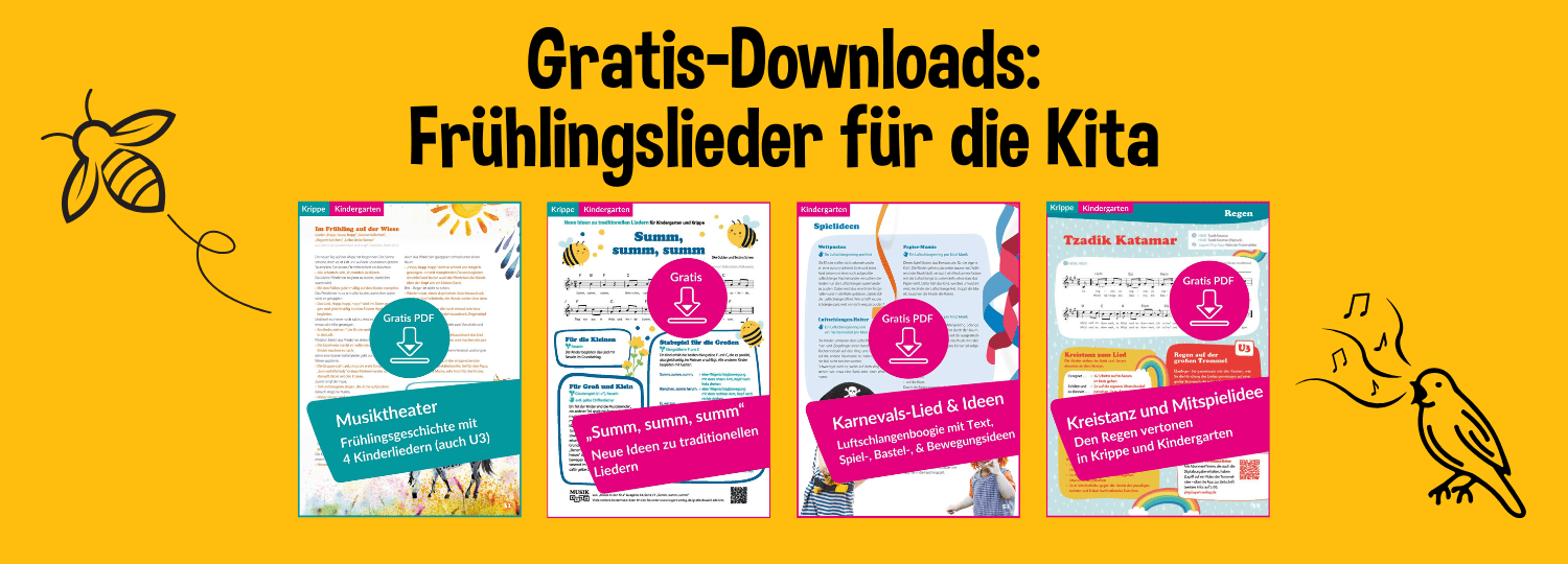 Frühlingslieder im Kindergarten: Singen, Tanzen und Ausmalen für eine bunte Jahreszeit!