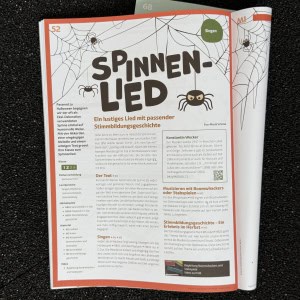 Spinnenlied Musik im Grundschulunterricht Lugert Verlag Halloween