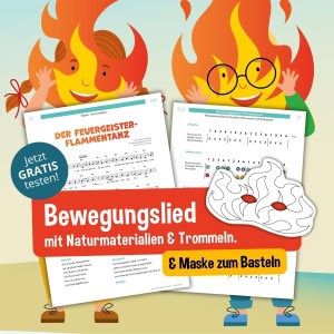 Bewegungslied „Feuergeister-Flammentanz“ für die Grundschule Musik im Grundschulunterricht 12 Lugert Verlag