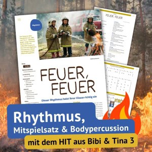 Feuer Feuer Bibi und Tina Lugert Verlag Musik im Grundschulunterricht