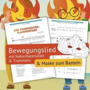 Feuergeister Bewegungslied Musik im Grundschulunterricht 12 Lugert Verlag Grundschule
