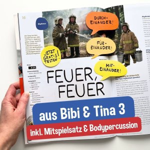Feuer Feuer Bibi und Tina Unterrichtsmaterial Ideen Grundschule