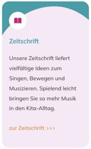 Musik in der Kita Zeitschrift Kurzinfo Lugert Verlag
