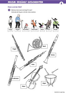 Peter und der Wolf Arbeitsblatt