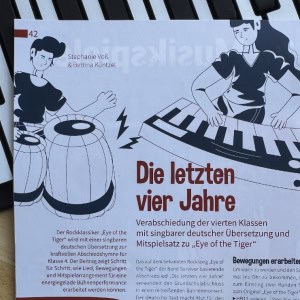 Abschlussfeier Grundschule Choreografie Tanz Klasse 4 Lugert Verlag Popmusik in der Grundschule