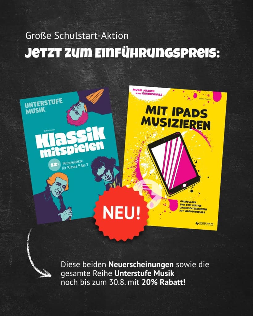 Neuerscheinungen Schulstartaktion 2026 Klassik mitspielen und ipads grundschule