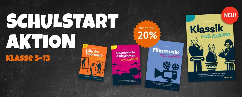 Schulstart Aktion 2026 Sekundarstufe Klassik mal anders